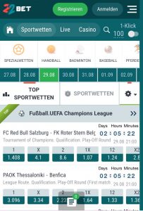 22bet app sportwettenschweiz