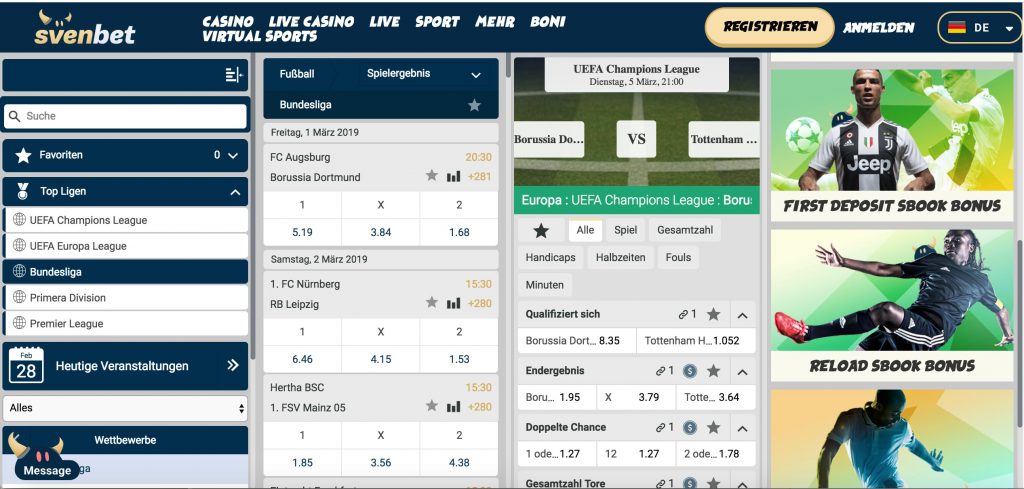 svenbet webseite sportwettenschweiz