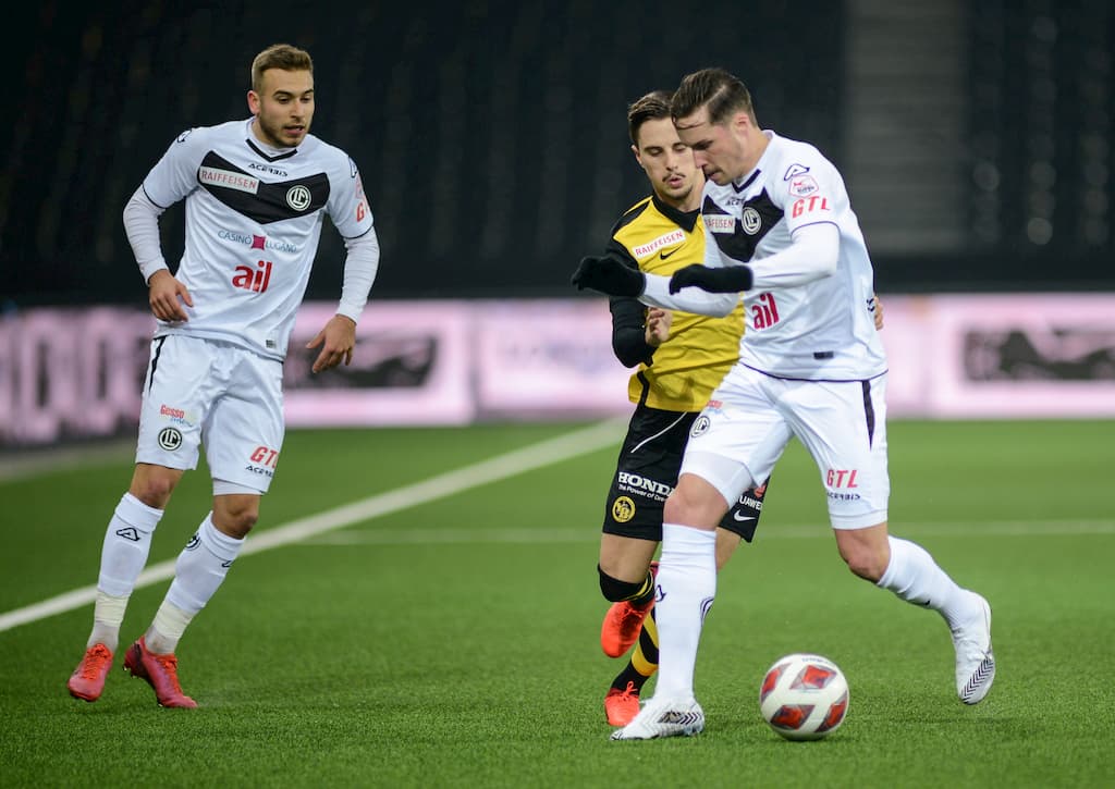 Super league schweiz FC lugano young boys bern